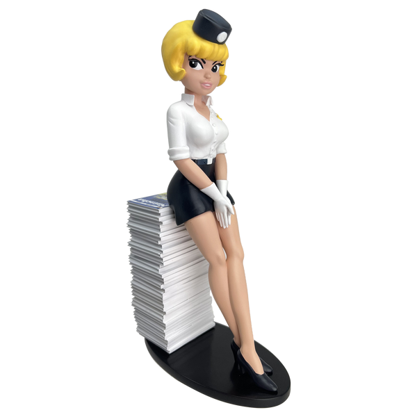 Statuette Natacha Hôtesse De L'Air - Résine 22cm - Collectoys - NEUF