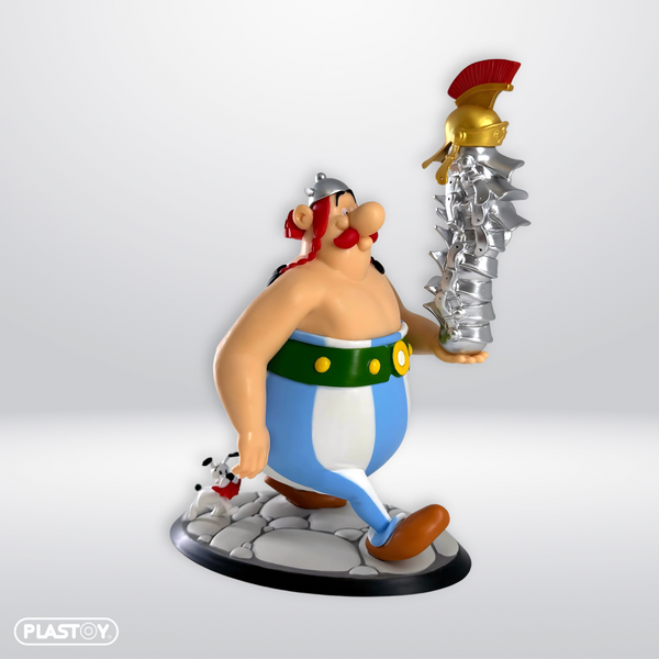 Plastoy Obélix Avec Pierre D'épeau – Figurine Astérix