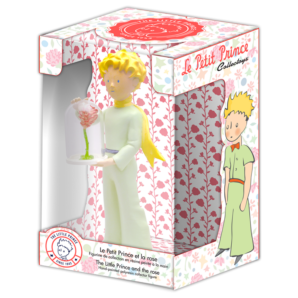 Le Petit Prince - Figurine Le Petit Prince sous la rose 9 cm - Plastoy- Figurines - Produits Dérivés Films et Séries Le Petit Prince - Figurine Le Petit Prince sous la rose 9 cm - Plastoy- Figurines - Produits Dérivés Films et Séries