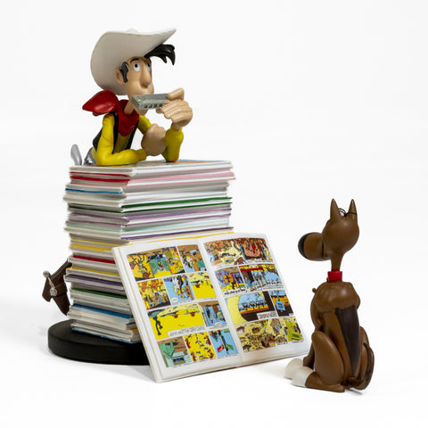 Lucky Luke - Figurine PVC Plastoy - Les Dalton en tenue de bagnard (Joe, Jack, William & Averell Lucky Luke - Figurine PVC Plastoy - Les Dalton en tenue de bagnard (Joe, Jack, William & Averell