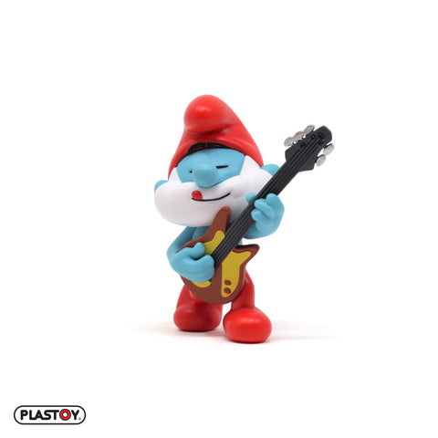 FIGURINE GRAND SCHTROUMPF GUITARISTE
