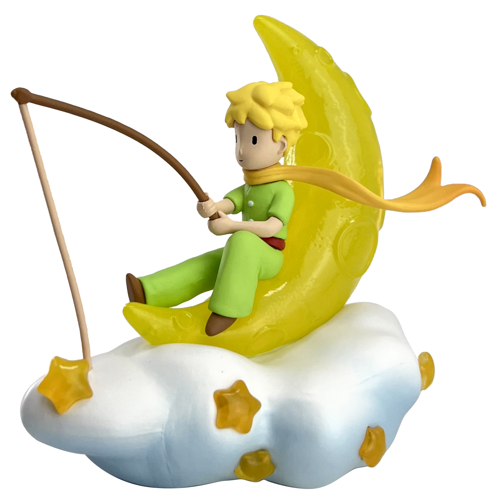 Plastoy - figurine le petit prince sur sa caisse Plastoy - figurine le petit prince sur sa caisse