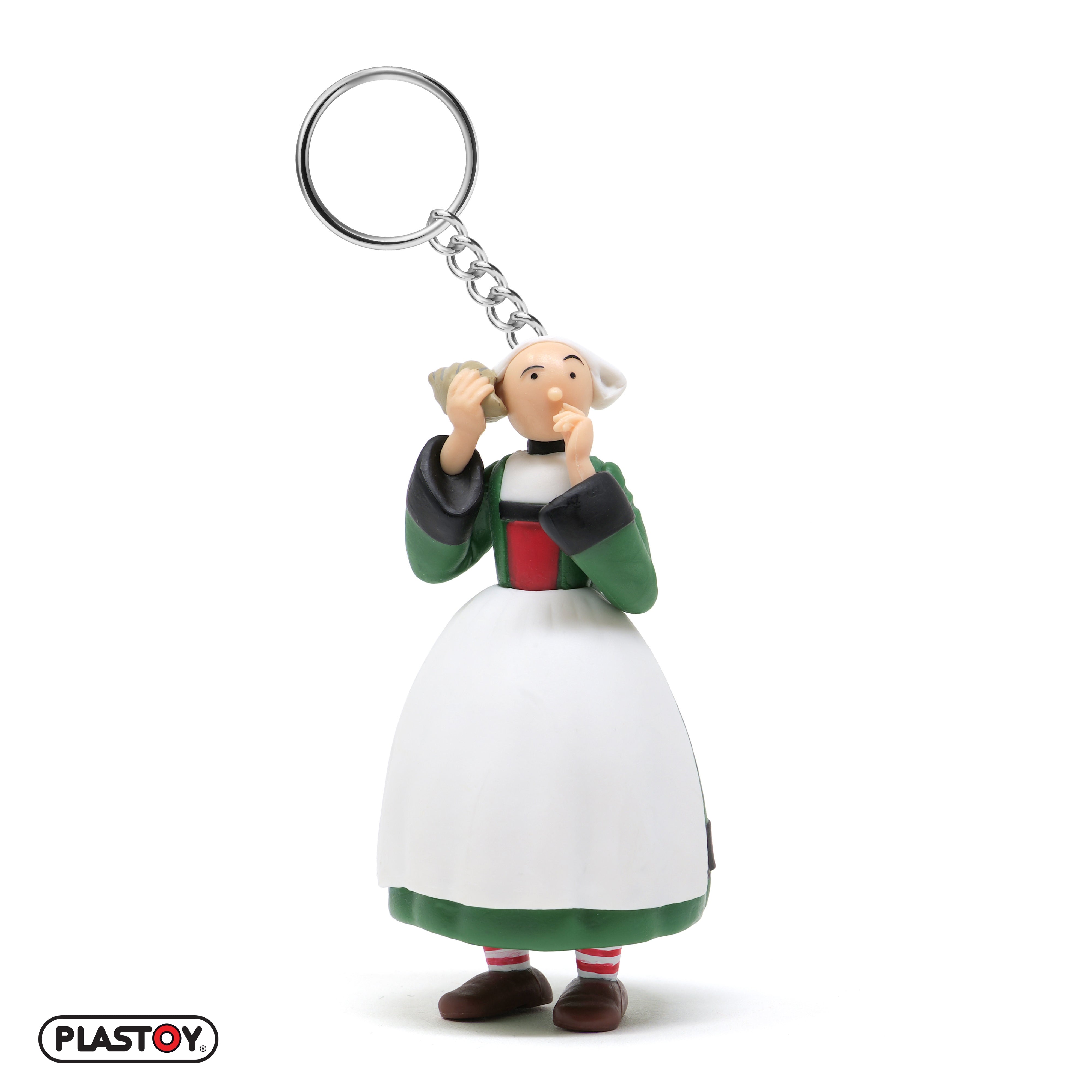 PORTE-CLÉS BÉCASSINE ET LE COQUILLAGE