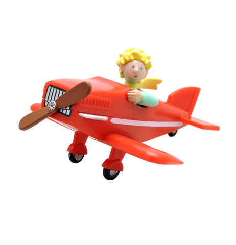 FIGURINE LE PETIT PRINCE DANS SON AVION