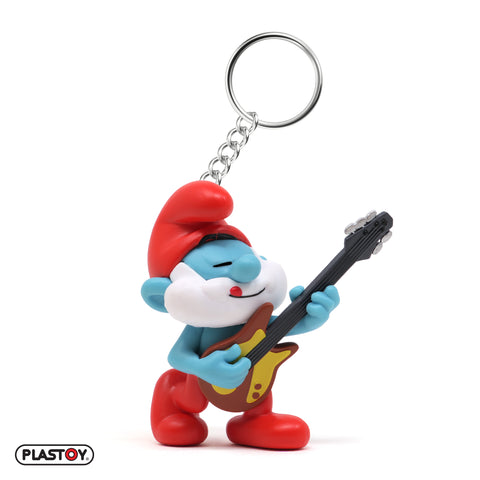 PORTE-CLÉS GRAND SCHTROUMPF GUITARISTE