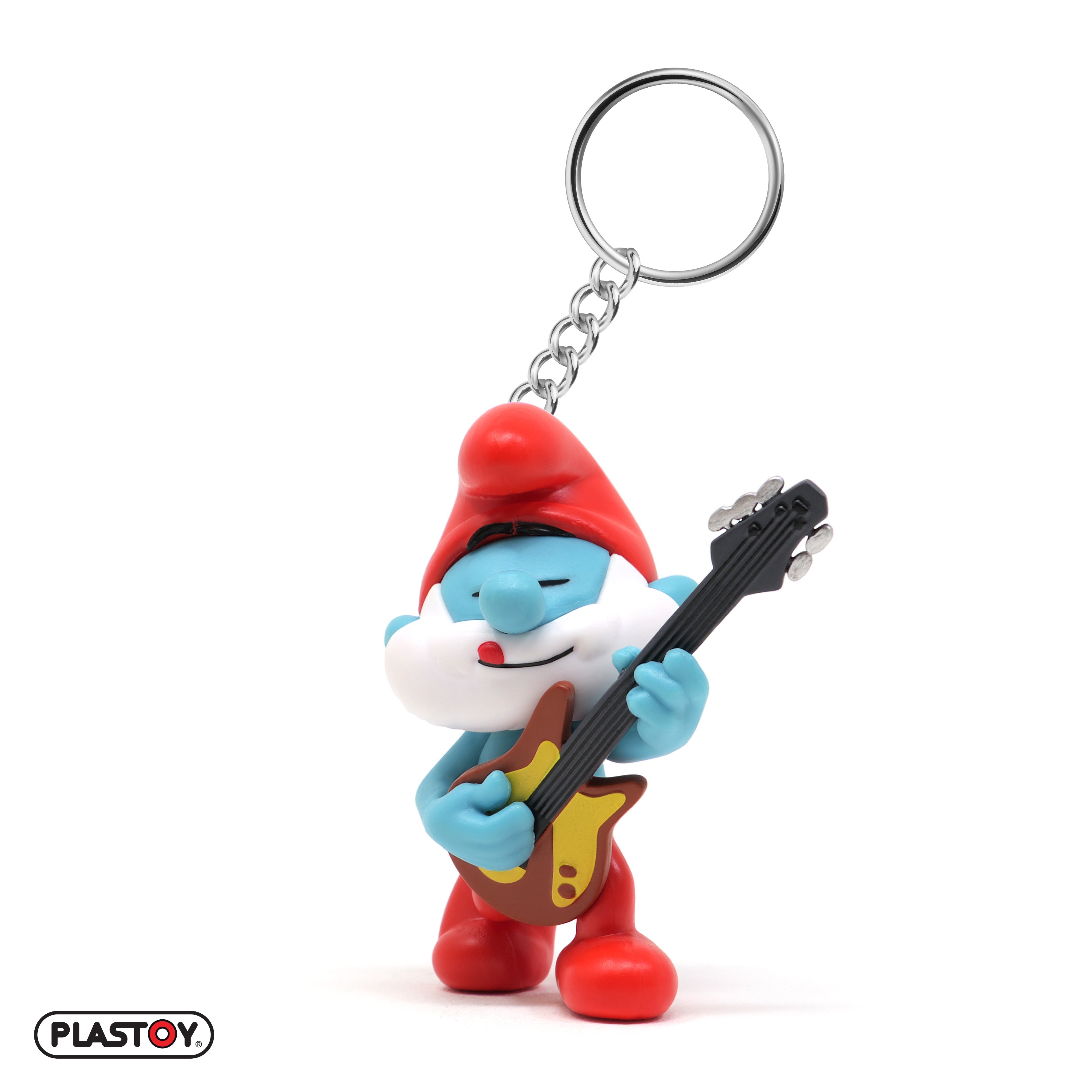 PORTE-CLÉS GRAND SCHTROUMPF GUITARISTE