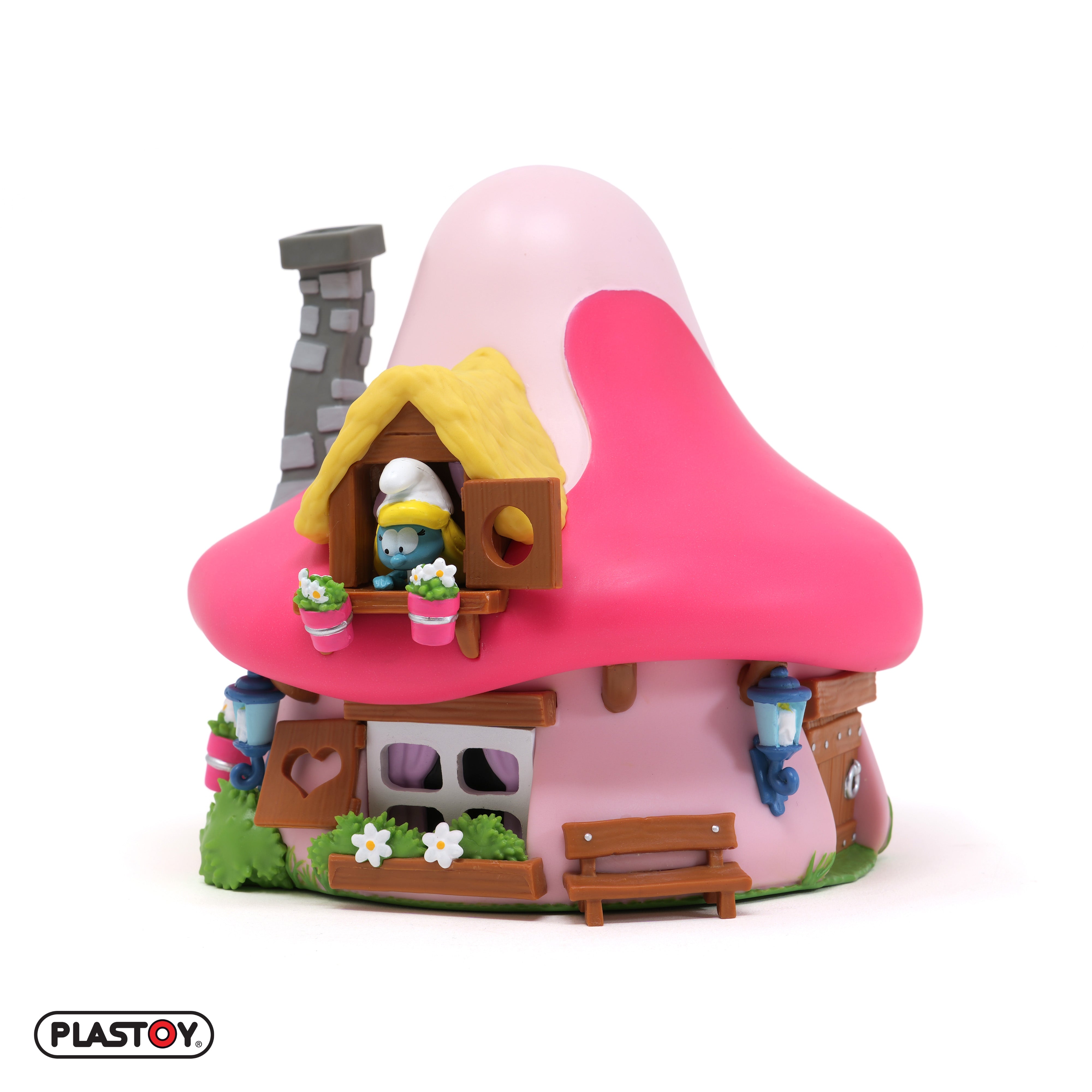TIRELIRE MAISON CHAMPIGNON SCHTROUMPFETTE