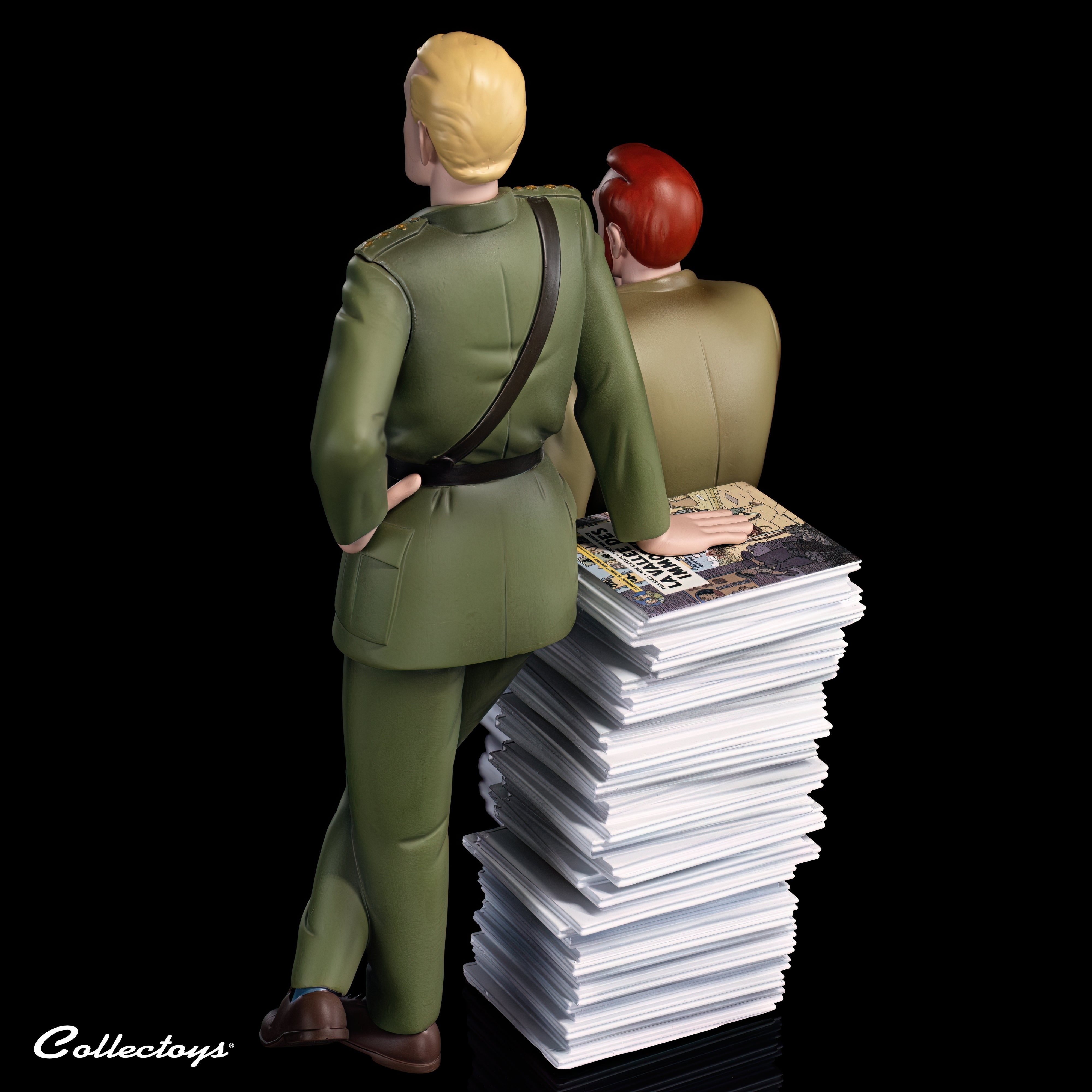 FIGURINE BLAKE ET MORTIMER PILE D'ALBUMS