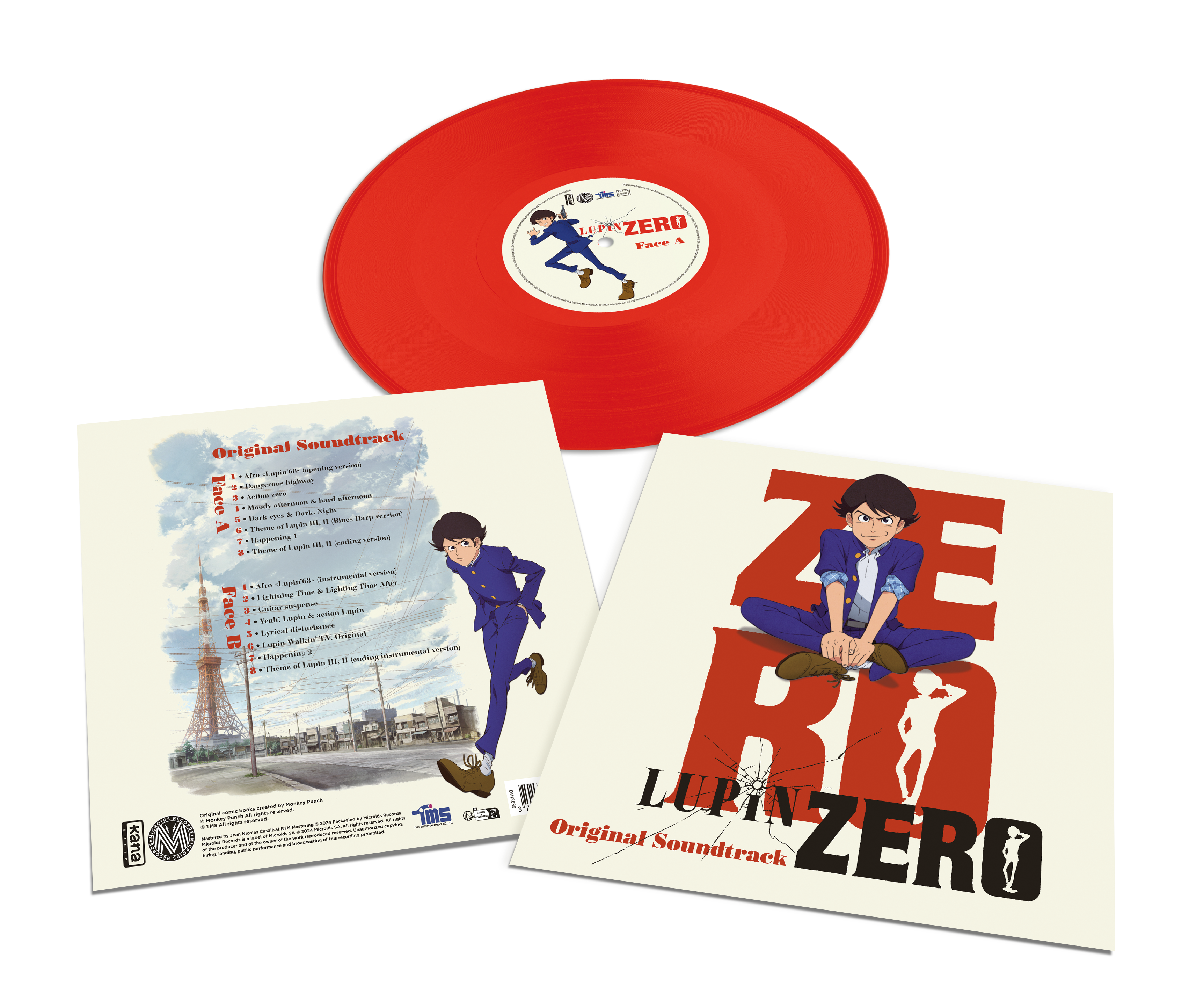 VINYLE LUPIN ZERO - ORIGINAL SOUNTRACK (ROUGE)