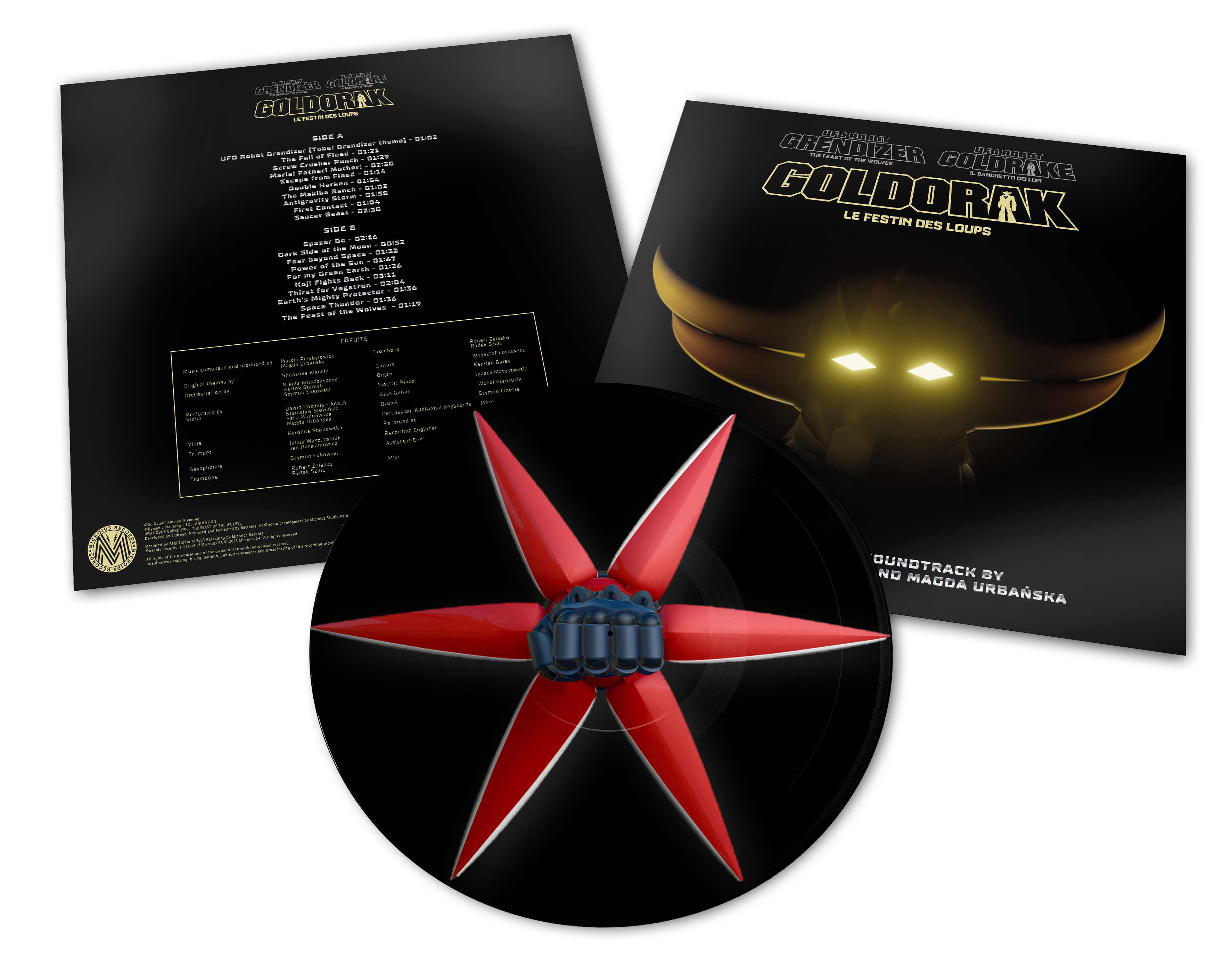 VINYLE UFO ROBOT GRENDIZER (GOLDORAK) - THE FEAST OF THE WOLVES