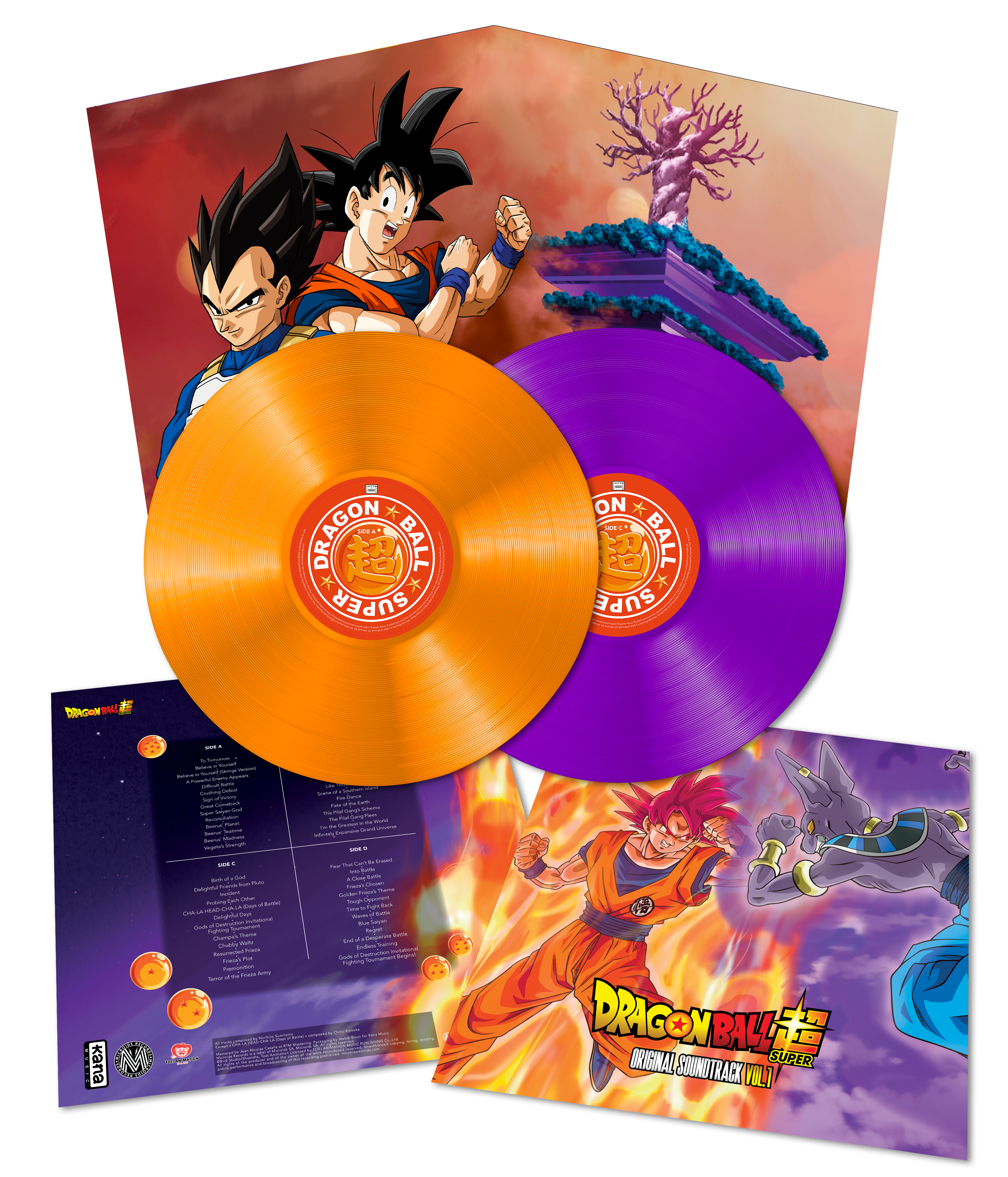 VINYLE DRAGON BALL SUPER - ORIGINAL SOUNDTRACK - VOL.1