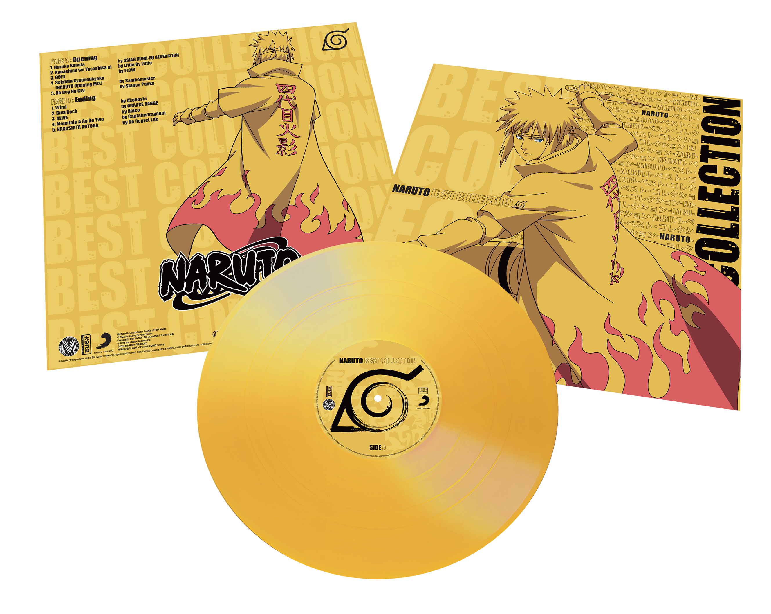 VINYLE NARUTO - BEST COLLECTION - EDITION MINATO