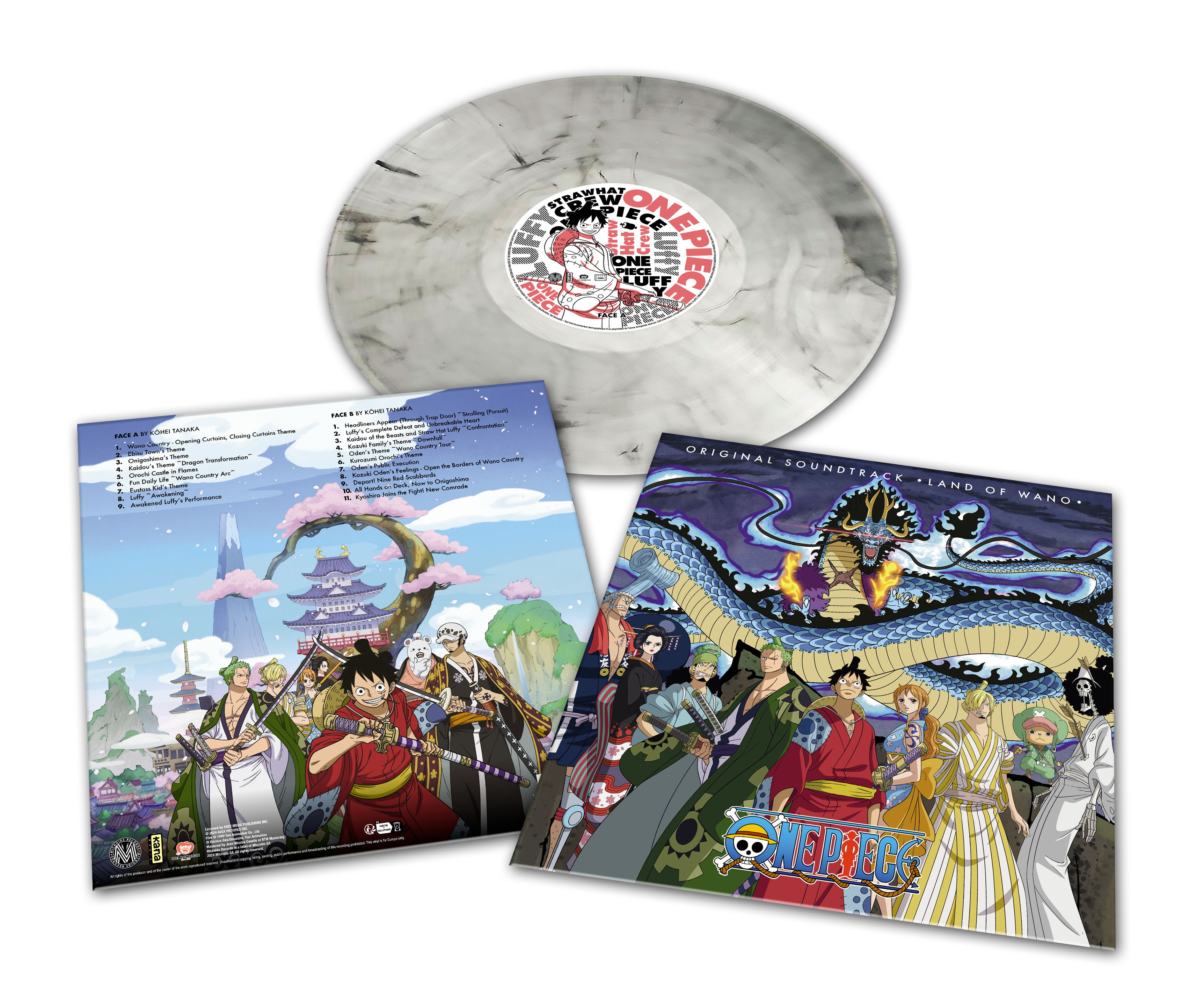 VINYLE ONE PIECE - LAND OF WANO -  ORIGINAL SOUNDTRACK