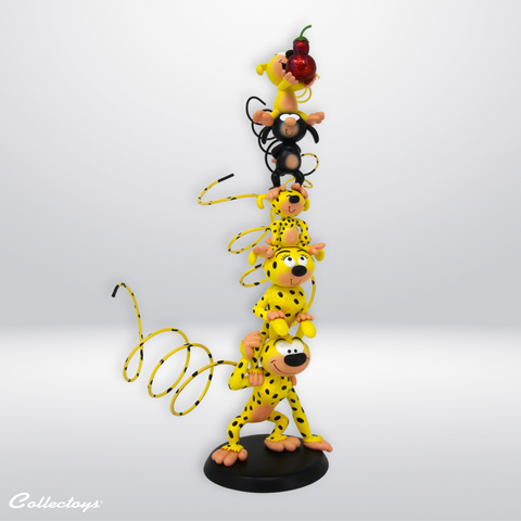 FIGURINE COLONNE MARSUPILAMI POLYCHROME