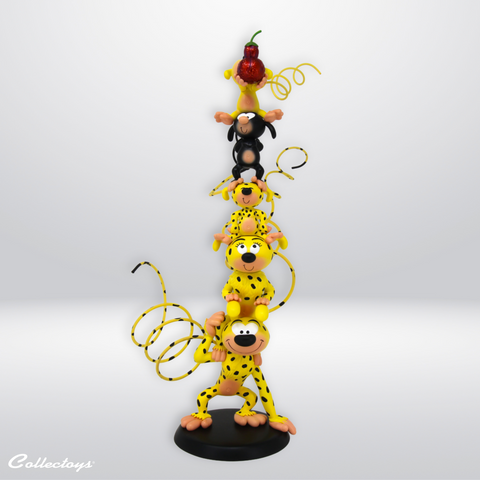 FIGURINE COLONNE MARSUPILAMI POLYCHROME