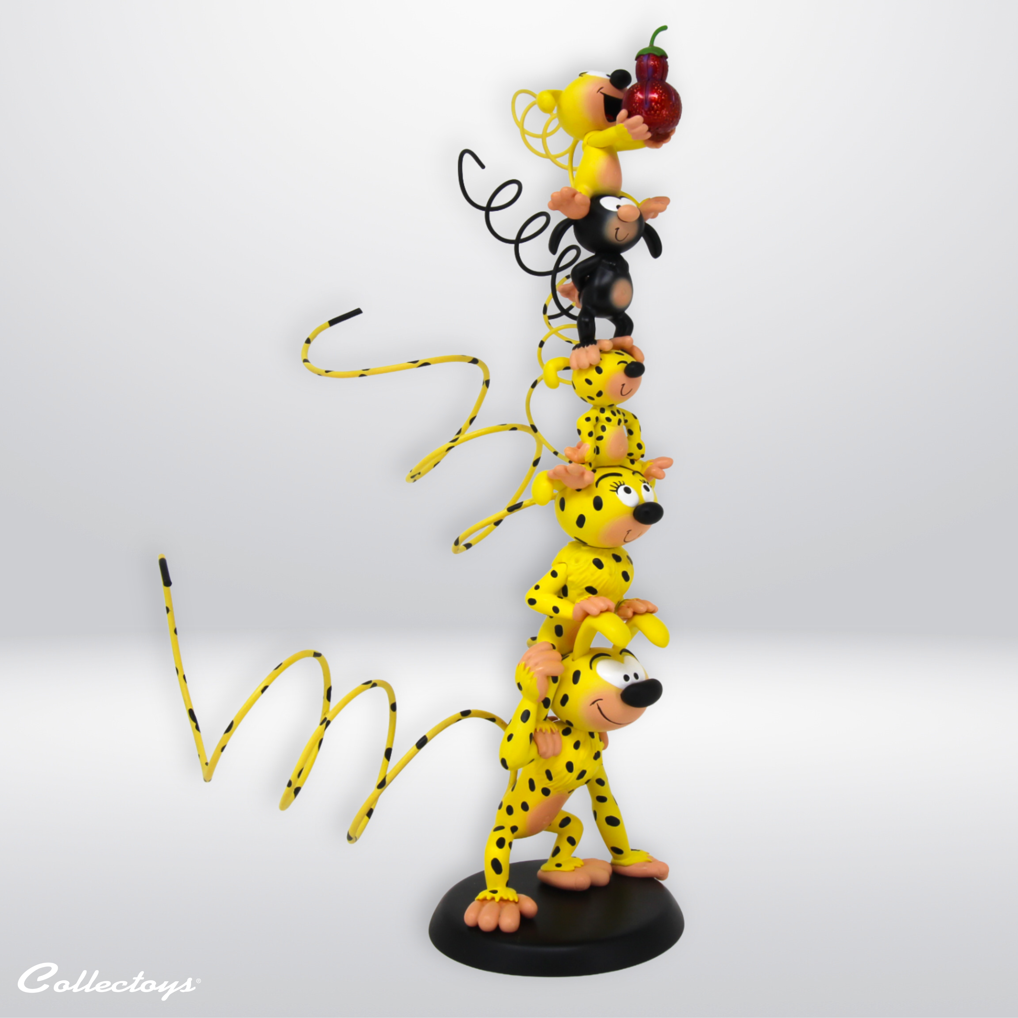 FIGURINE COLONNE MARSUPILAMI POLYCHROME