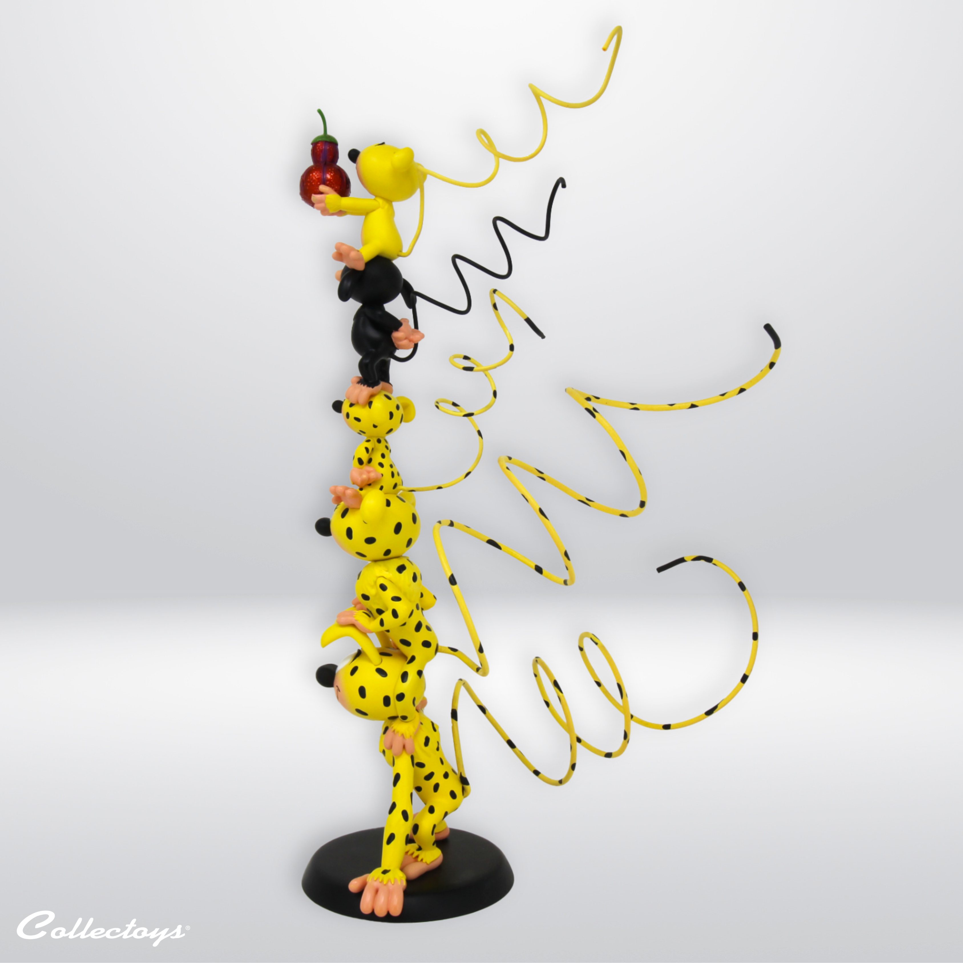 FIGURINE COLONNE MARSUPILAMI POLYCHROME