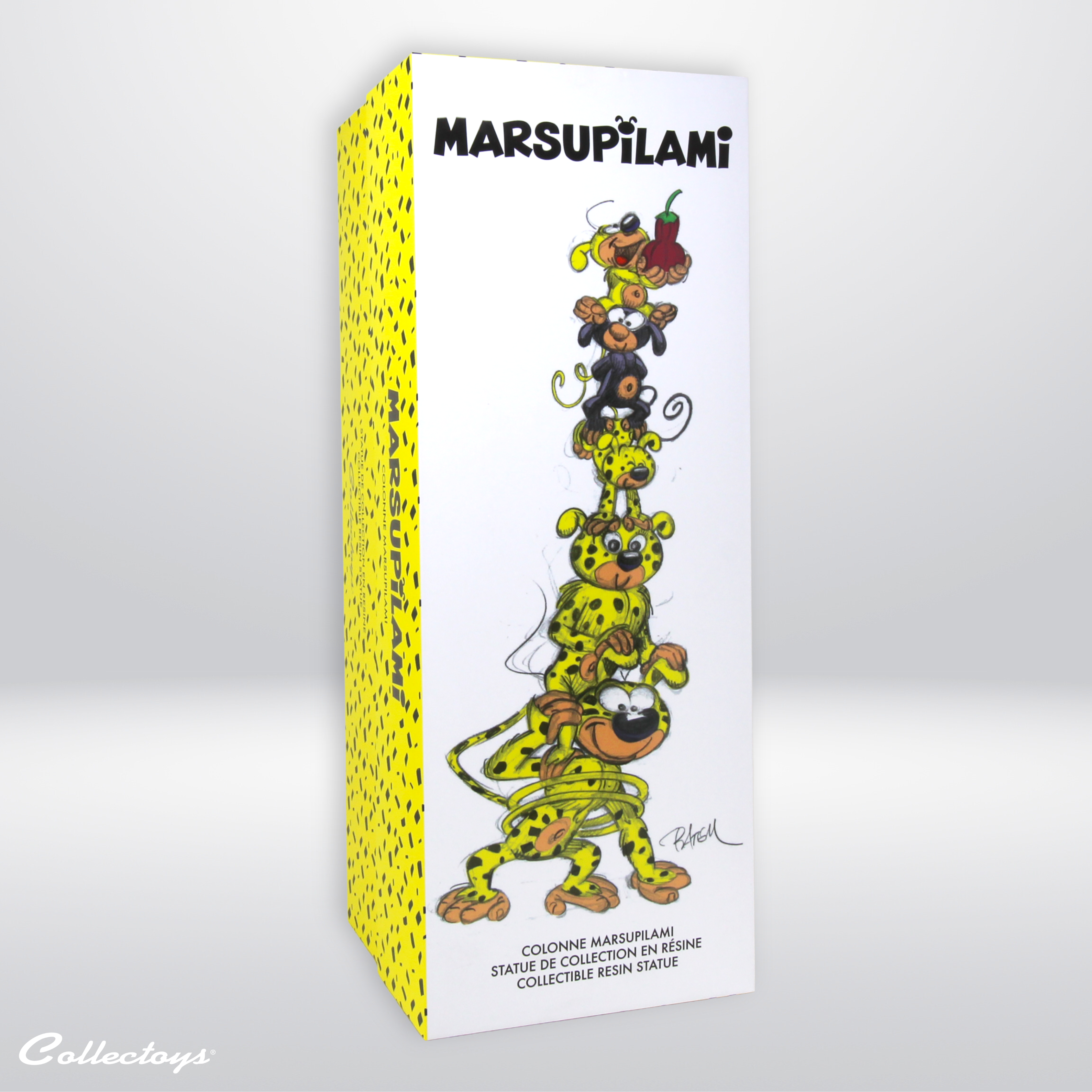 FIGURINE COLONNE MARSUPILAMI POLYCHROME