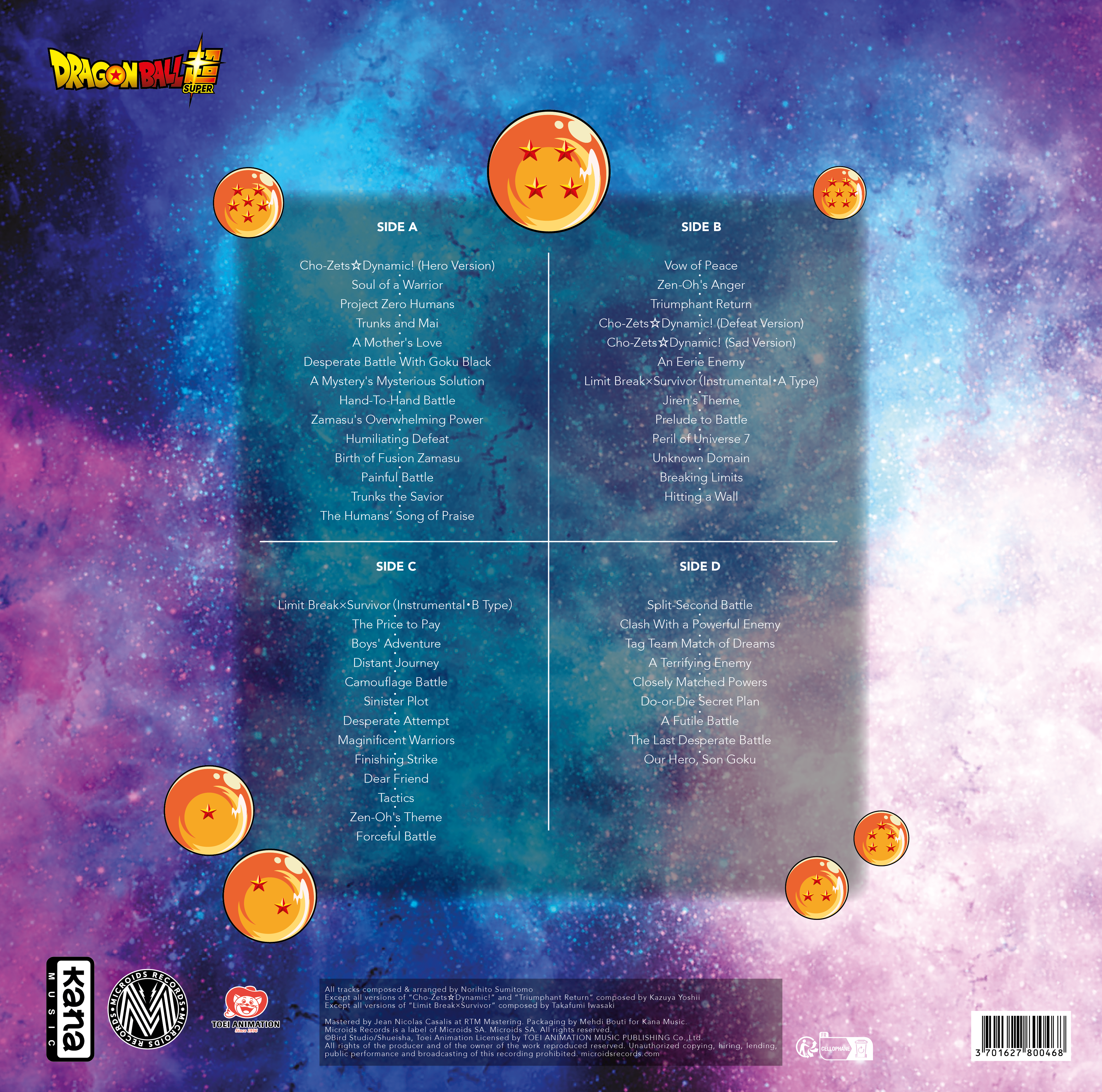 VINYLE DRAGON BALL SUPER - ORIGINAL SOUNDTRACK - VOL.2