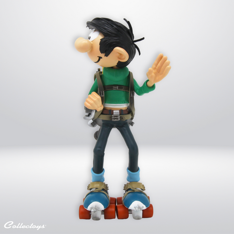 FIGURINE GASTON INVENTIONS PATINS À MOTEUR