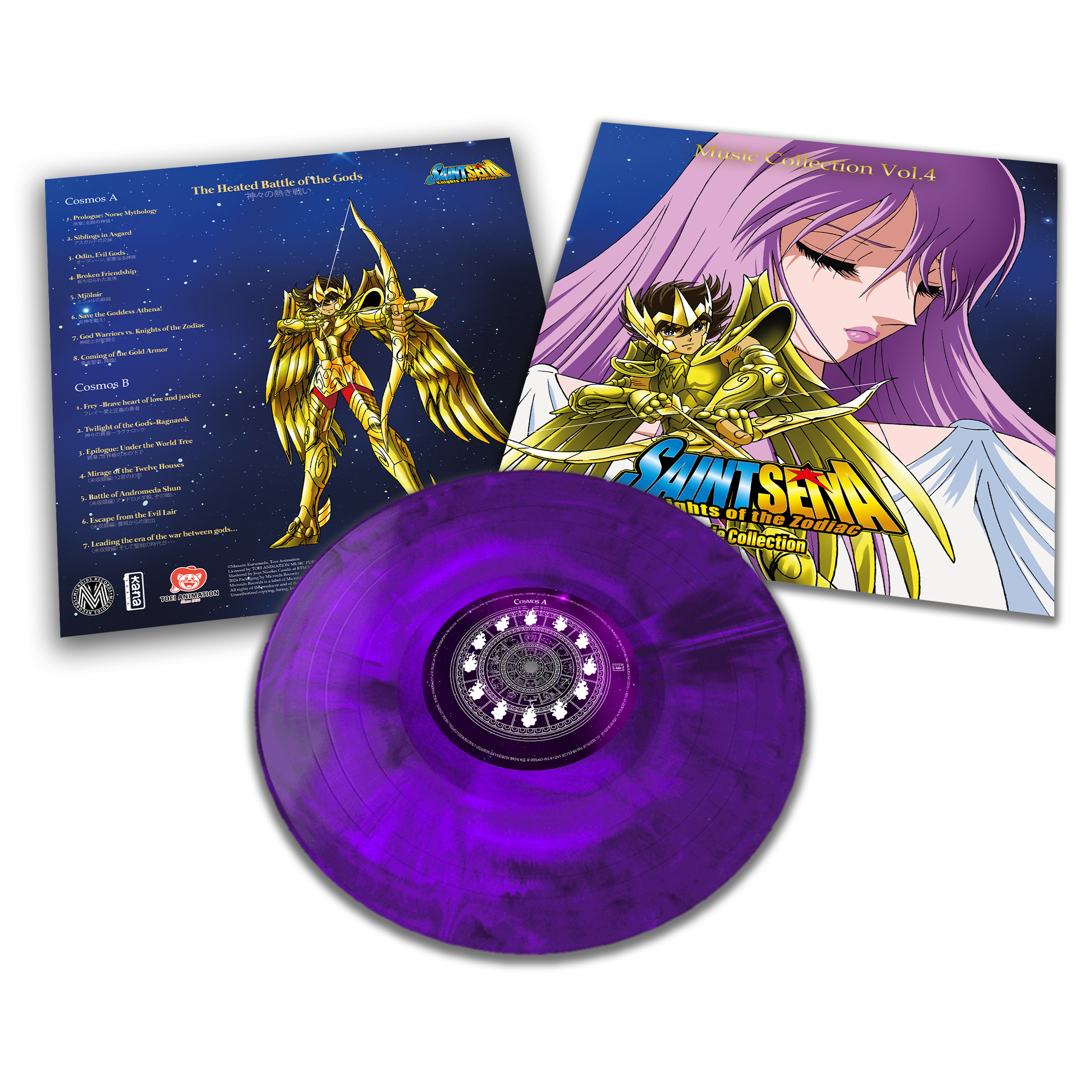 VINYLE SAINT SEIYA (LES CHEVALIERS DU ZODIAQUE) - VOL 4