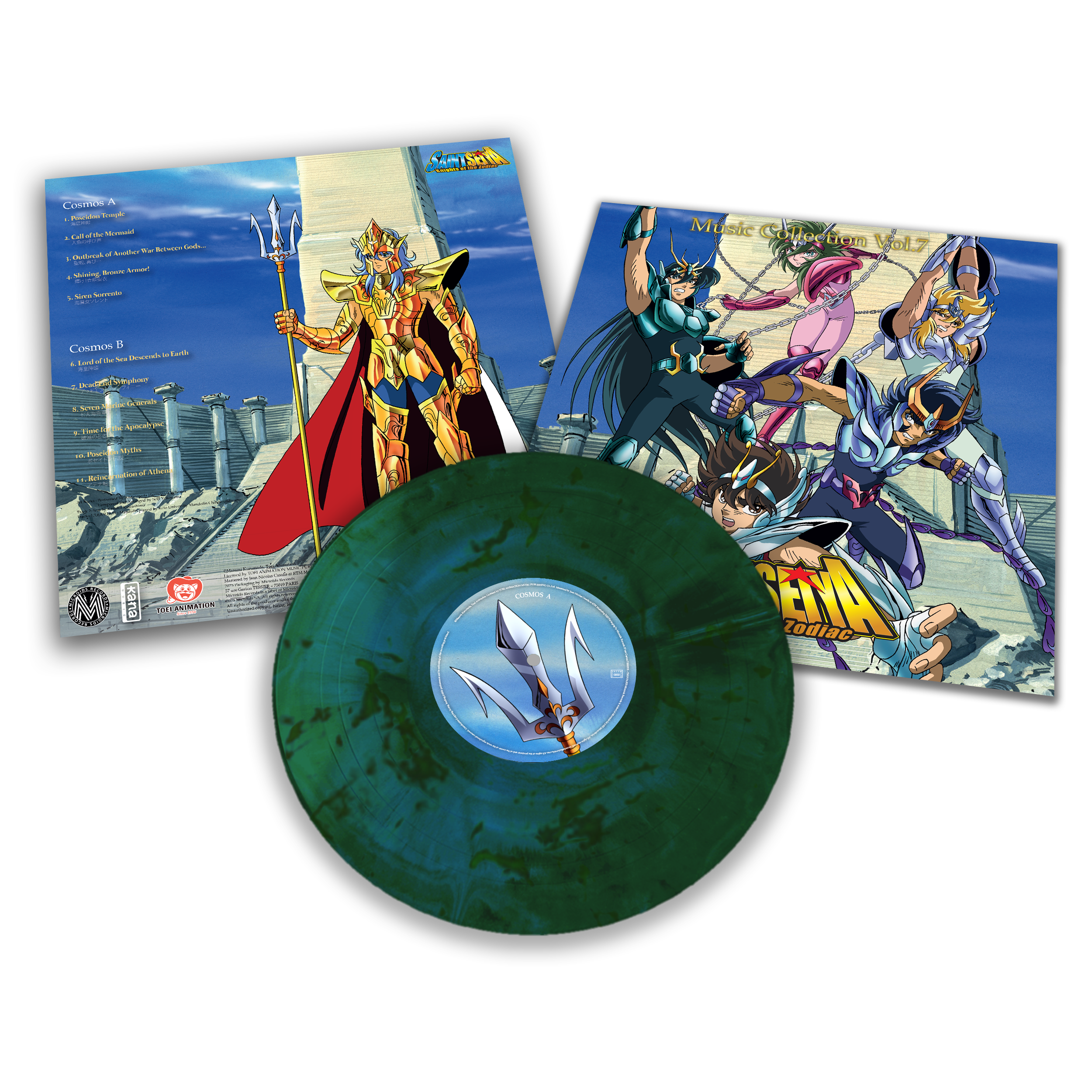 VINYLE SAINT SEIYA (LES CHEVALIERS DU ZODIAQUE) - VOL 7