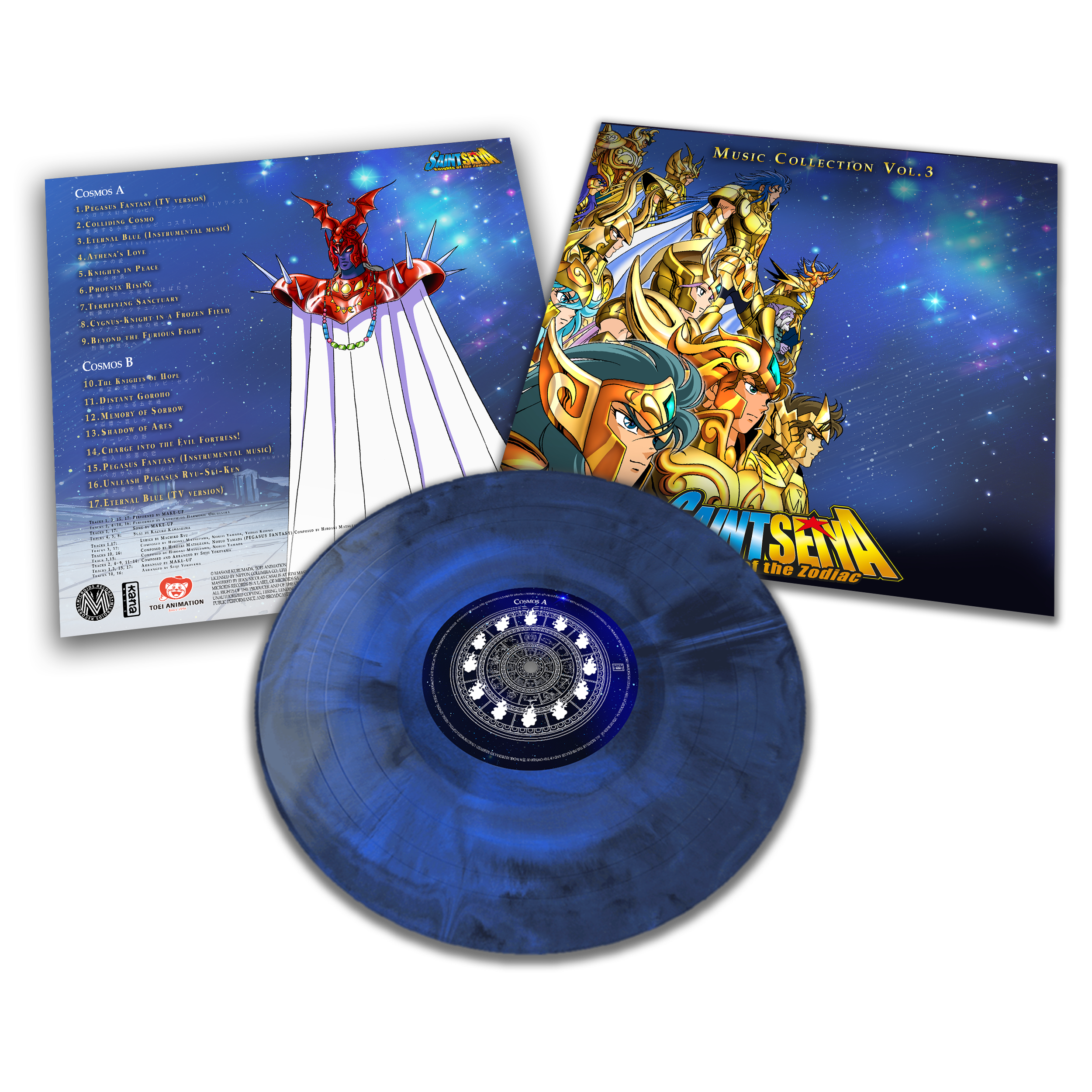 VINYLE SAINT SEIYA (LES CHEVALIERS DU ZODIAQUE) - VOL 3