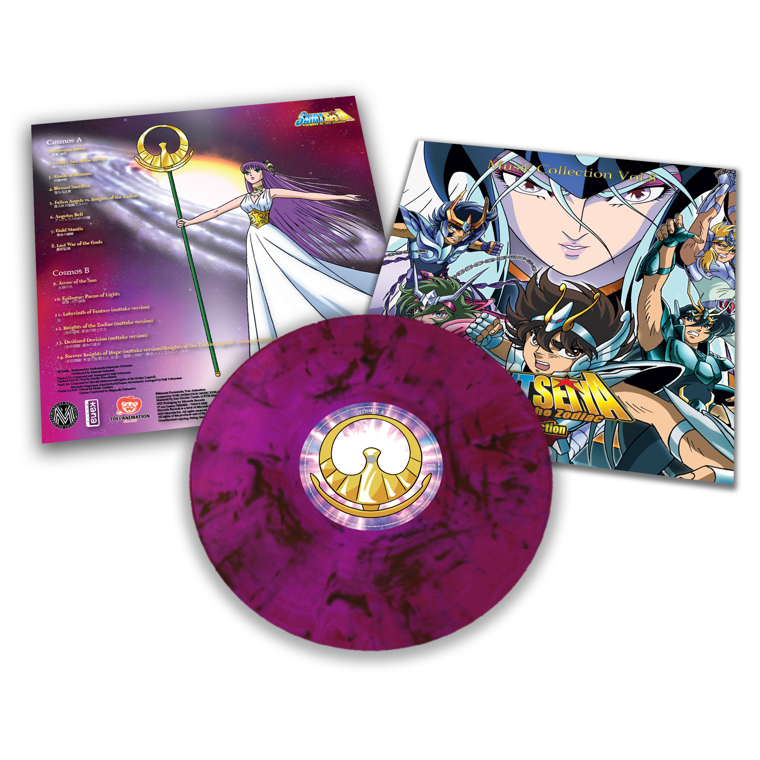 VINYLE SAINT SEIYA (LES CHEVALIERS DU ZODIAQUE) - VOL 8