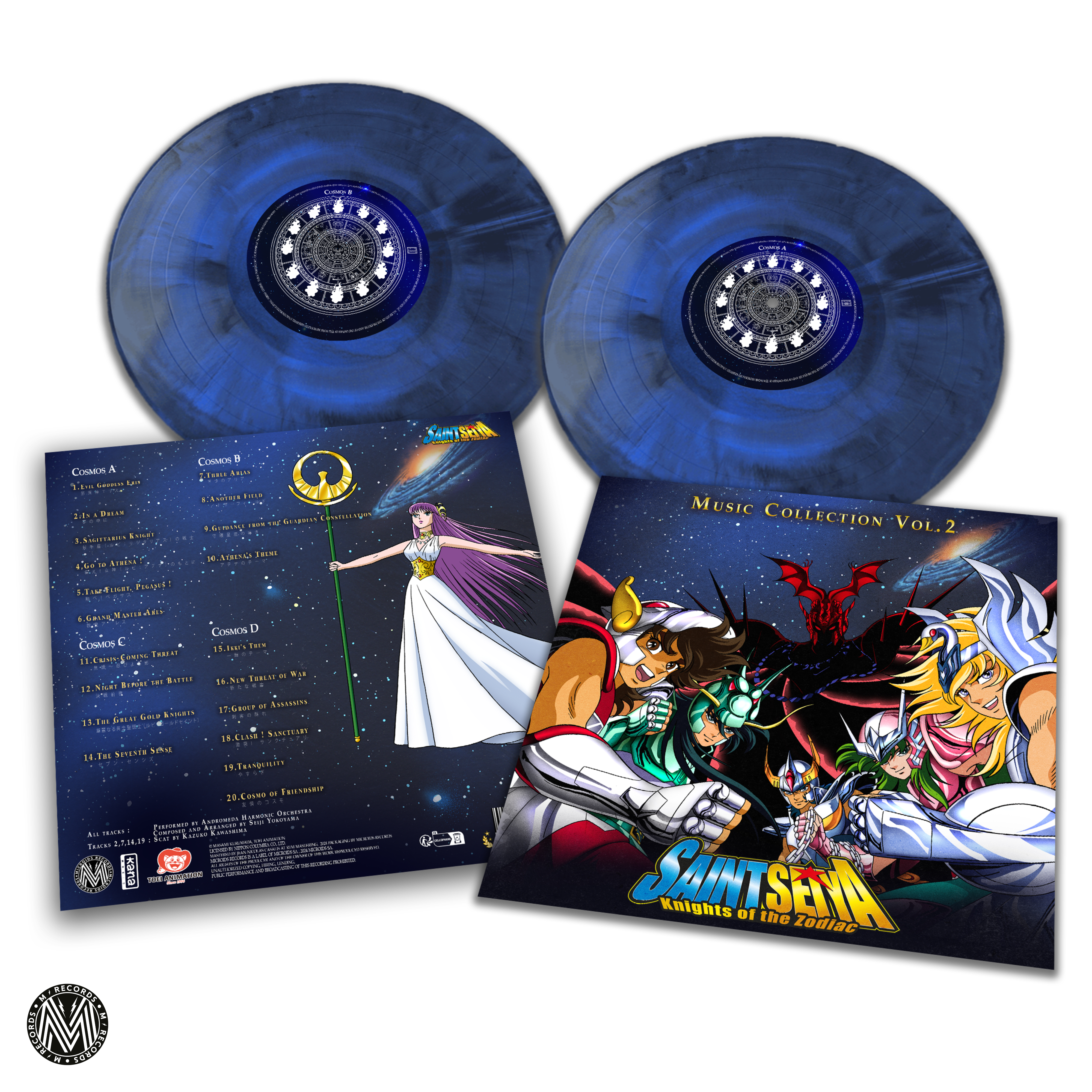 VINYLE SAINT SEIYA (LES CHEVALIERS DU ZODIAQUE) - VOL 2