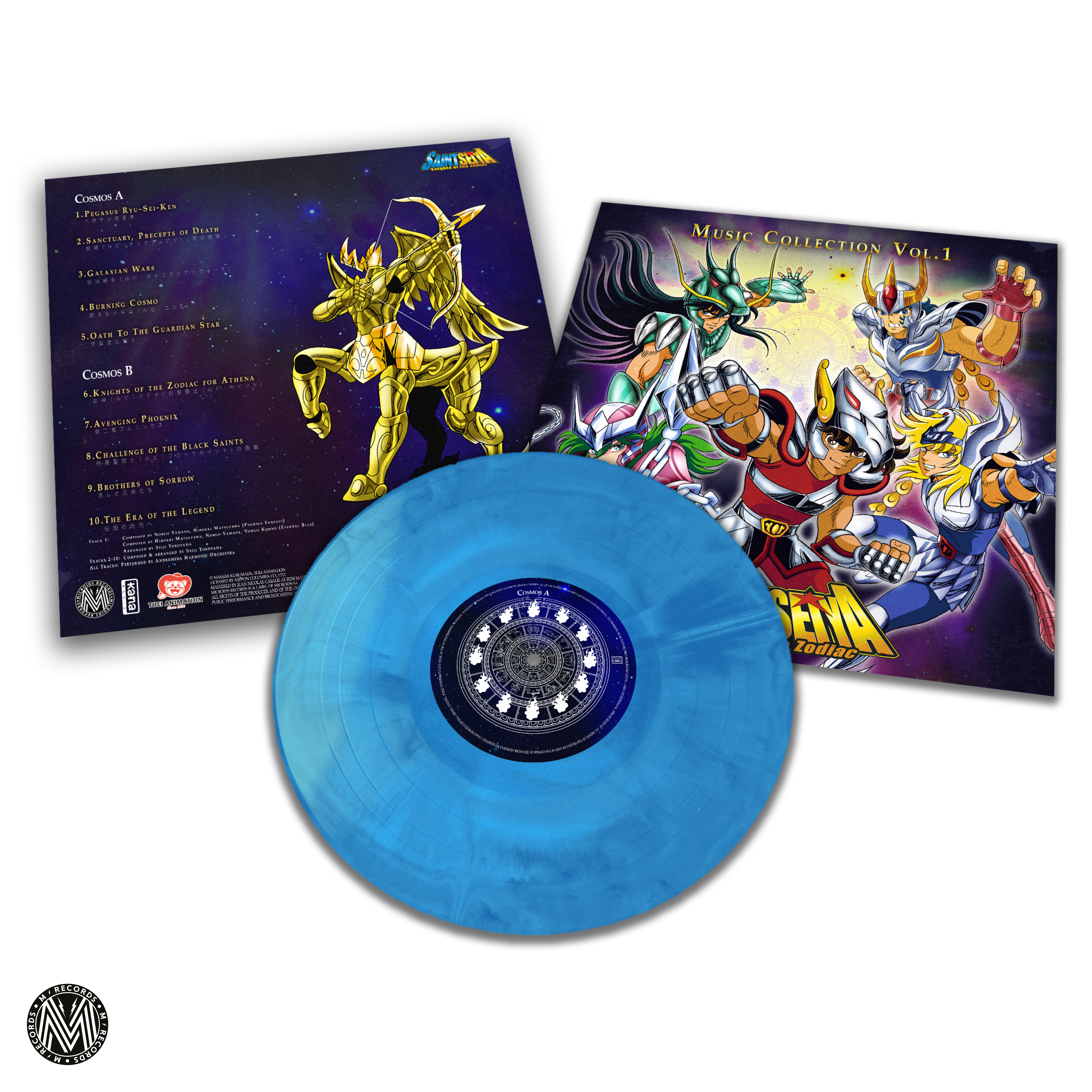 VINYLE SAINT SEIYA (LES CHEVALIERS DU ZODIAQUE) - VOL 1