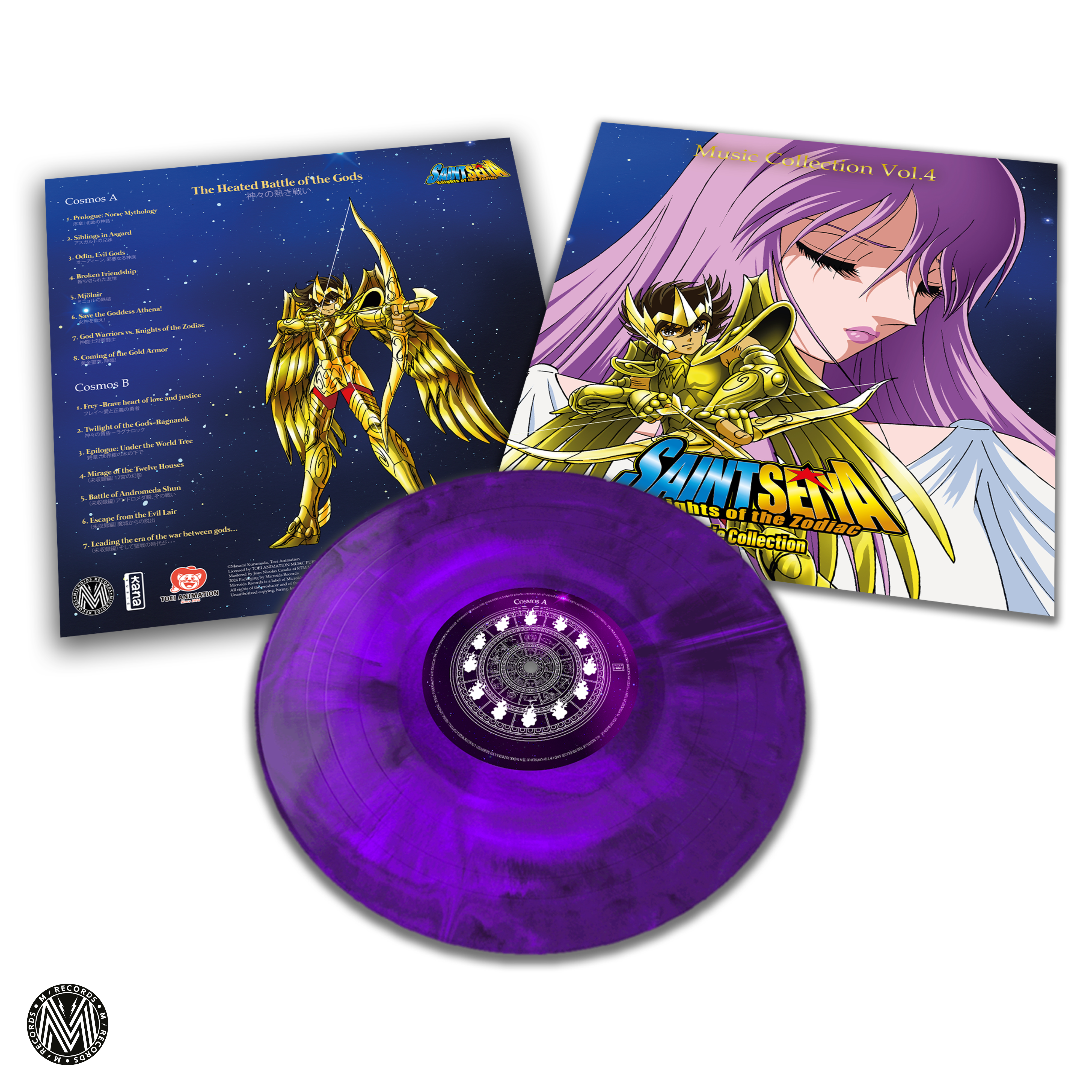 VINYLE SAINT SEIYA (LES CHEVALIERS DU ZODIAQUE) - VOL 4