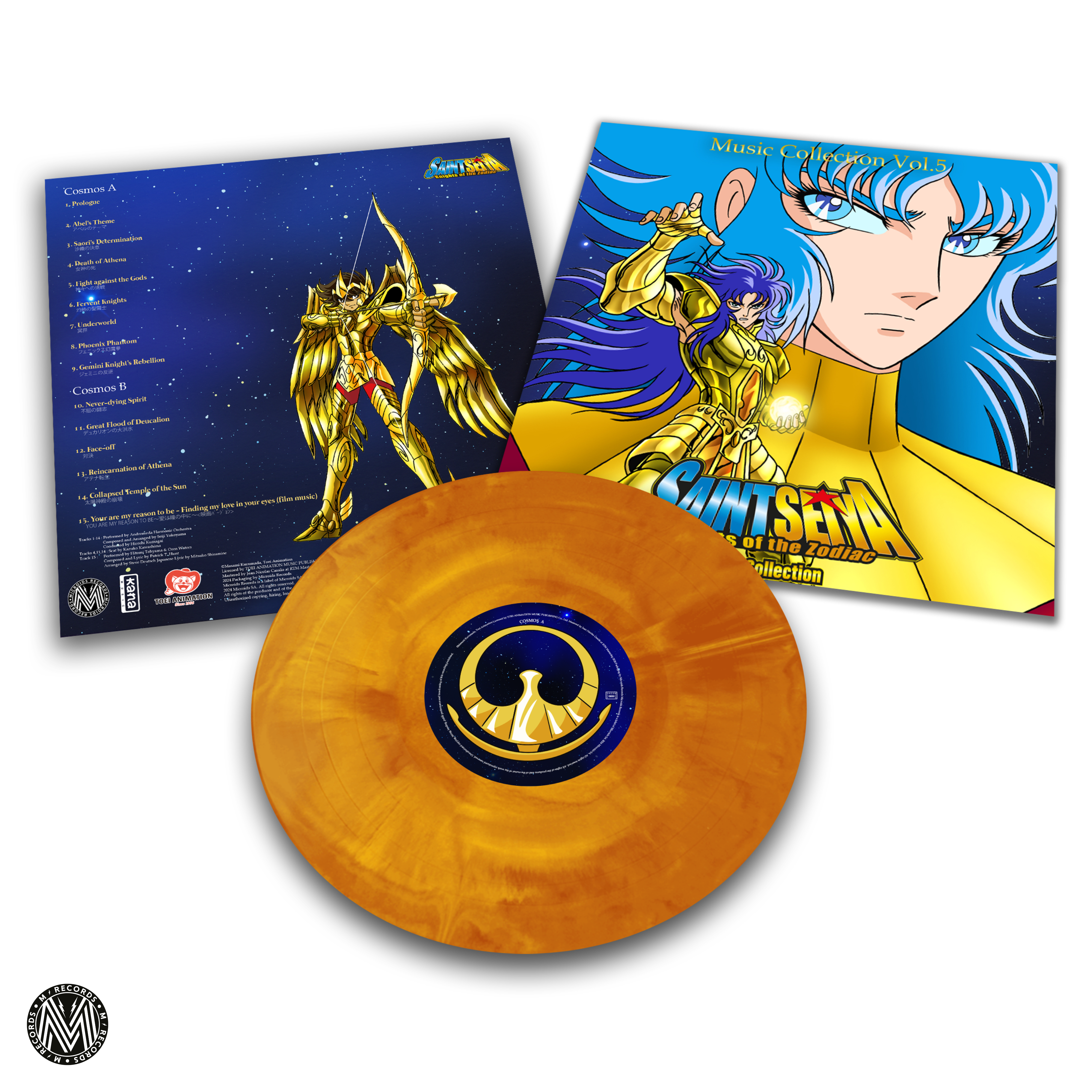 VINYLE SAINT SEIYA (LES CHEVALIERS DU ZODIAQUE) - VOL 5