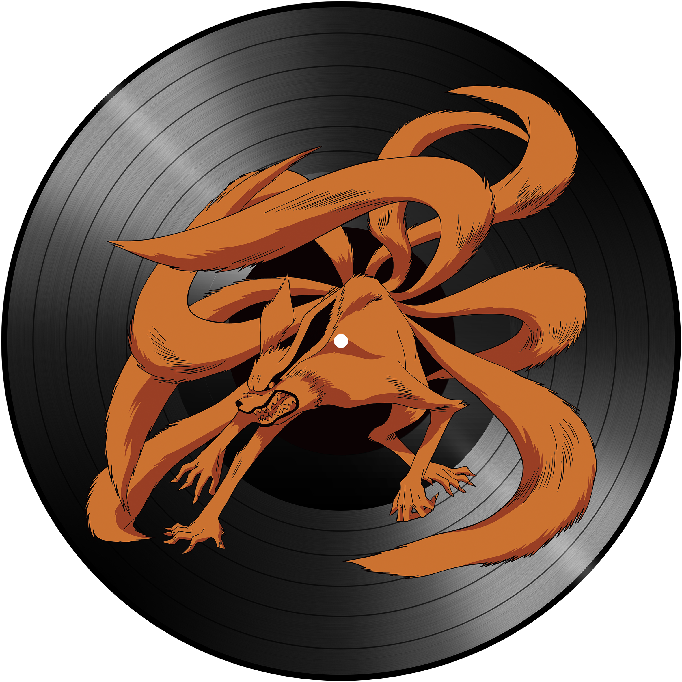 VINYLE NARUTO - BEST COLLECTION - EDITION KYUBI (Picture Disc)