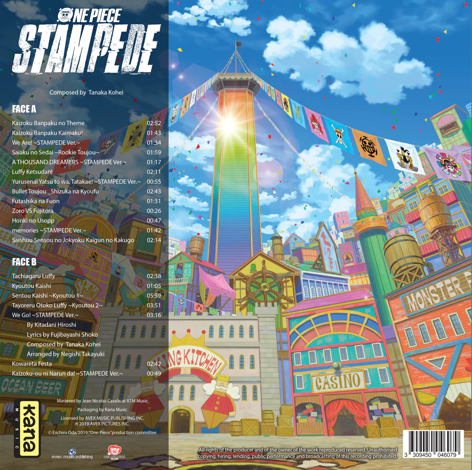 VINYLE ONE PIECE - STAMPEDE