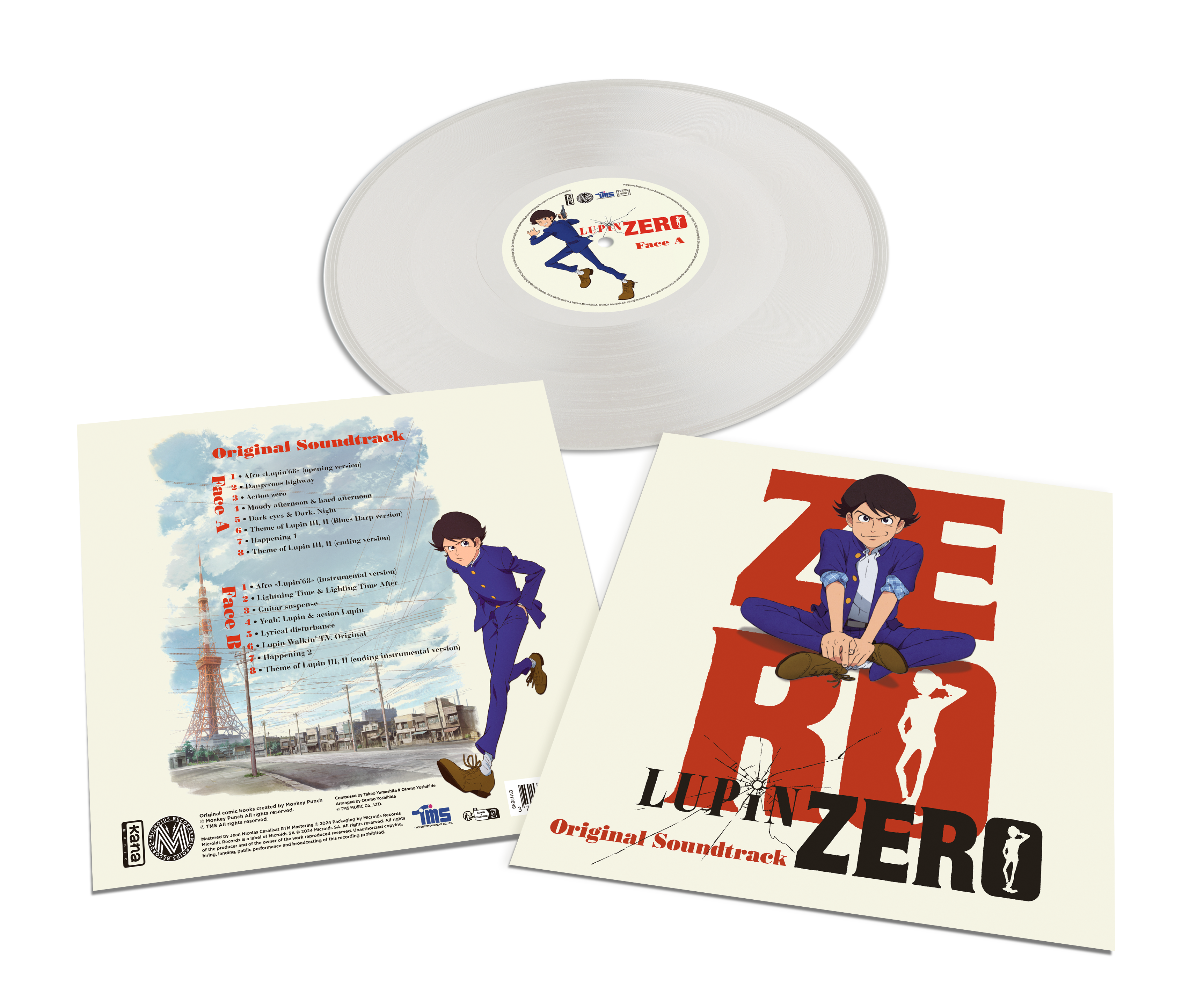 VINYLE LUPIN ZERO - ORIGINAL SOUNTRACK (BLANC)